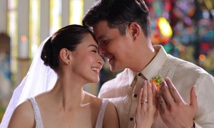 Philippines' most beautiful celebrity reveals wedding photos