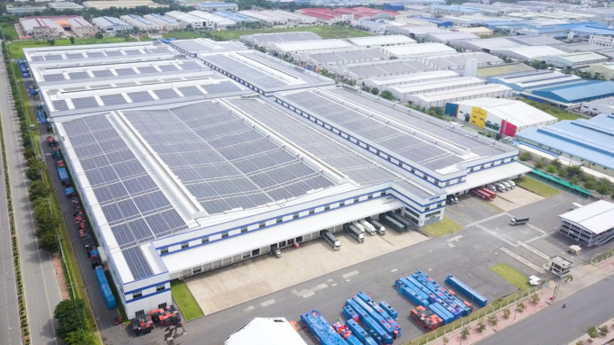Solar project at Duy Tan factory. Photo courtesy of Duy Tan JSC
